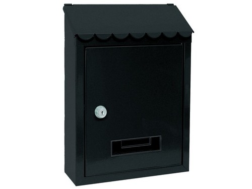 Cassetta postale nera - nera, da
