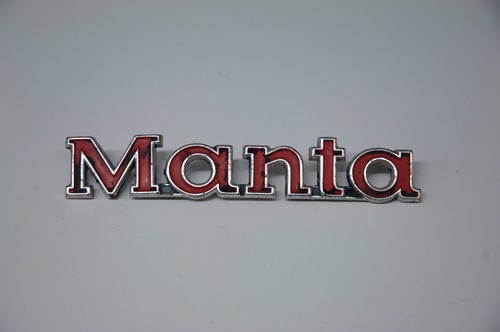 Insigne opel manta - en, métal