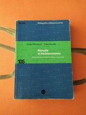 Manuale di Biblioteconomia 105 di G. Montecchi e F. Venuda 5ª Edizione 2013