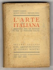 L'arte italiana. Manuale per