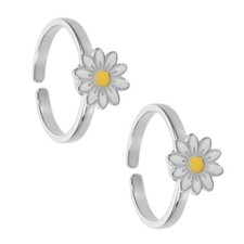  2 Pcs Anelli Per Donna