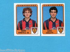 PANINI CALCIATORI 1984/85 -FIGURINA n.352- DONATELLI+UGOLOTTI -CAMPOBASSO-Rec