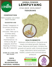 50-500 gr POWDER LEMPUYANG