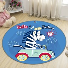 Tappeto antiscivolo zebra - 3d,