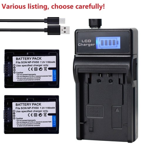 Batteria caricatore fh50 - caricatore, np-fh50