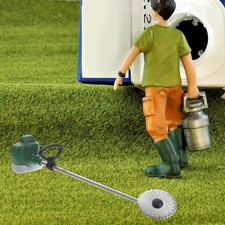 2 Pcs Mini Di Casa Delle Bambole Tagliaerba Giocattolo Decorazioni