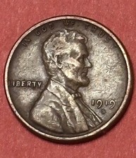 1919-S PENNY DI GRANO LINCOLN