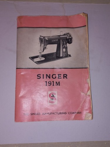 Singer 191m istruzioni - 191m,