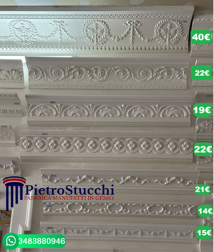 Profili gesso stucchi - profili, in