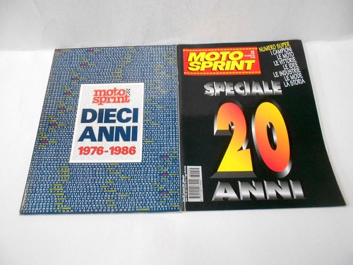 Motosprint speciale dieci - speciale, anni