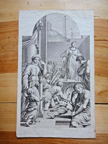 Xviii secolo incisione tratta - xviii, secolo-incisione