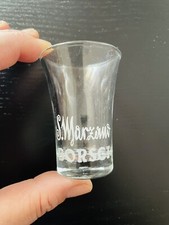 Elisir S. Marzano Borsci Taranto bicchierino pubblicitario anni 50