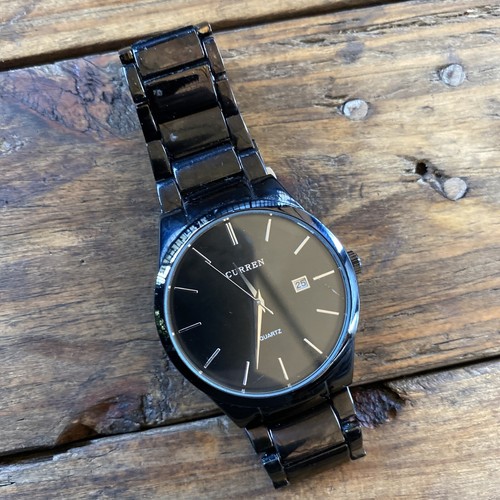 Curren 8106 black stainless - 8106,