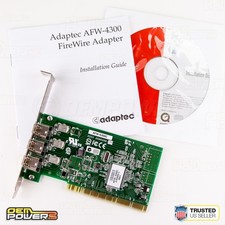 Adaptec AFW-4300C 3 porte FireWire IEEE 1394 controller scheda PCI DESKTOP PC NUOVO