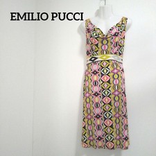 Abito Emilio Pucci XS senza maniche raro modello macchie ingiallite