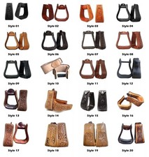 Coppia di staffe western per