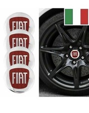 4 Coprimozzo Adesivi Fiat  Da