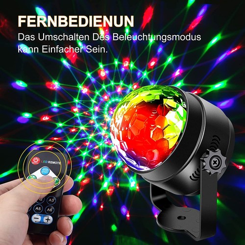 Led rgb disco - ball, luce