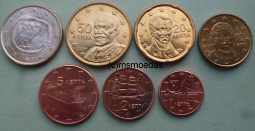 Grecia monete euro 2007 - euro,