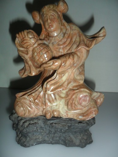 Scultura giada dama - giada, di