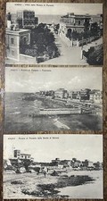 Anzio - Roma - villini - riviera ponente - grotte nerone - 3 cartoline 1910