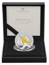 2025 Freddie Mercury Argento 1oz Oncia Moneta Proof 2£ Sterlina PREVENDITA