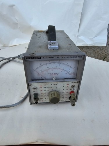 Leader lmv 181a - leader, millivoltmetro