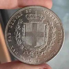VITTORIO EMANUELE II 5 LIRE