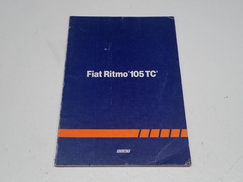 Fiat ritmo 105 manuale di - fiat,