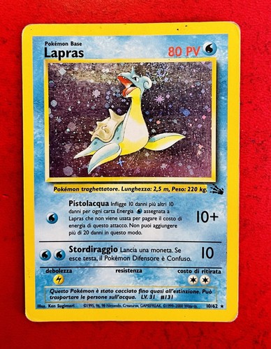 Lotto carte pokemon lapras - lotto,