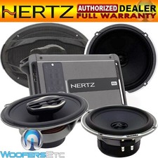 3pkg HERTZ MPX690.3 + MPX165.3 ALTOPARLANTI COASSIALI 6,5" + AMPLIFICATORE ML POTENZA 4 NUOVO
