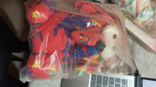 Peluche orsetto rosso - peluche,