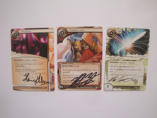 Signed autographed cards - signed/autographed,