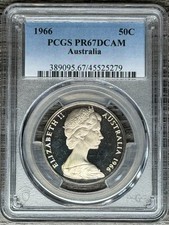 Australia 1966 Proof Argento