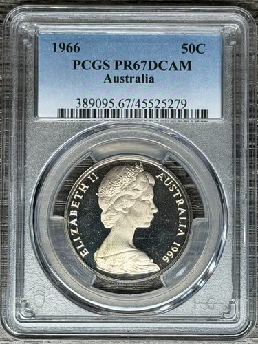 Australia 1966 proof argento - australia,