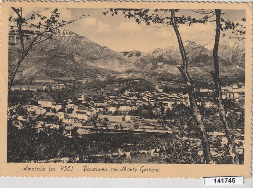 Cartolina lazio rieti - lazio,