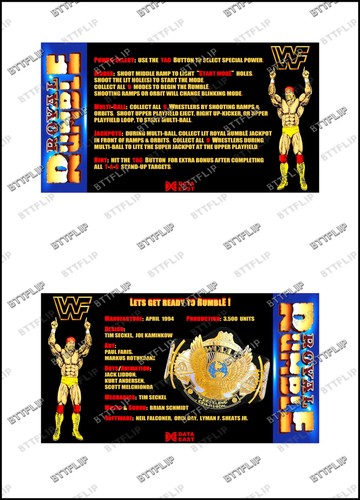 Data east royal rumble - rumble, wwf