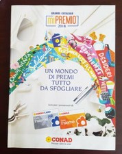Catalogo CONAD MI PREMIO 2018 raccogli punti dépliant brochure regali premi