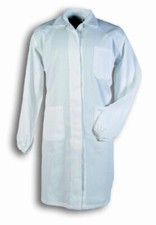 Camice bianco da uomo 100%