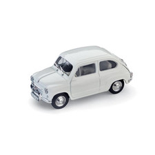 FIAT 600 D SCUOLA GUIDA 1960 1:43 Brumm Auto Stradali Modellino Nuovo
