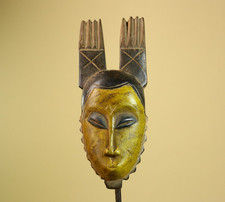 Maschera africana Baule legno