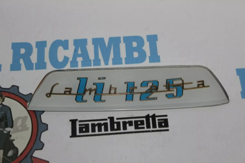Scritta 125 sottosella - "li, 125"