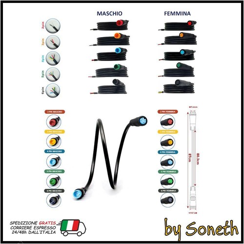 Cavo prolunga per ebike - prolunga,