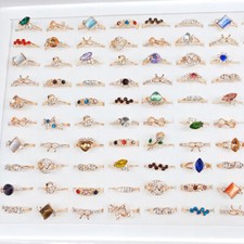 Lotto gioielli 50 pezzi anelli