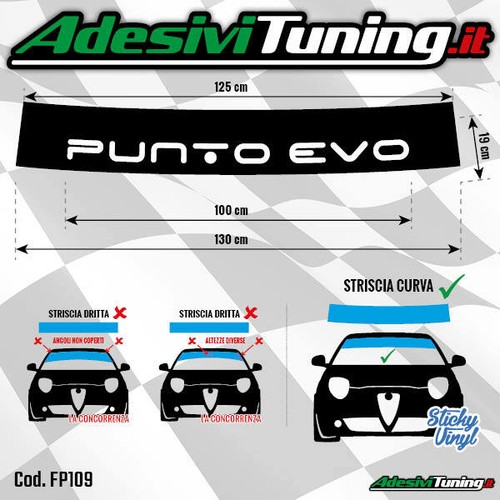 Fascia parasole fiat punto - parasole,