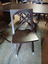 Quattro sedie pieghevoli da