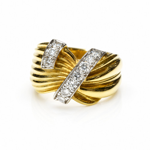 Anello damiani oro con - anello,
