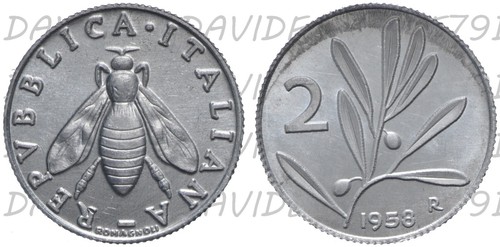 Repubblica italiana 2 lire - italiana,