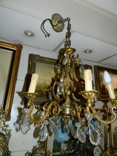 Lampadario vintage francese - lampadario,