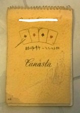 Segnapunti canasta vintage - canasta,